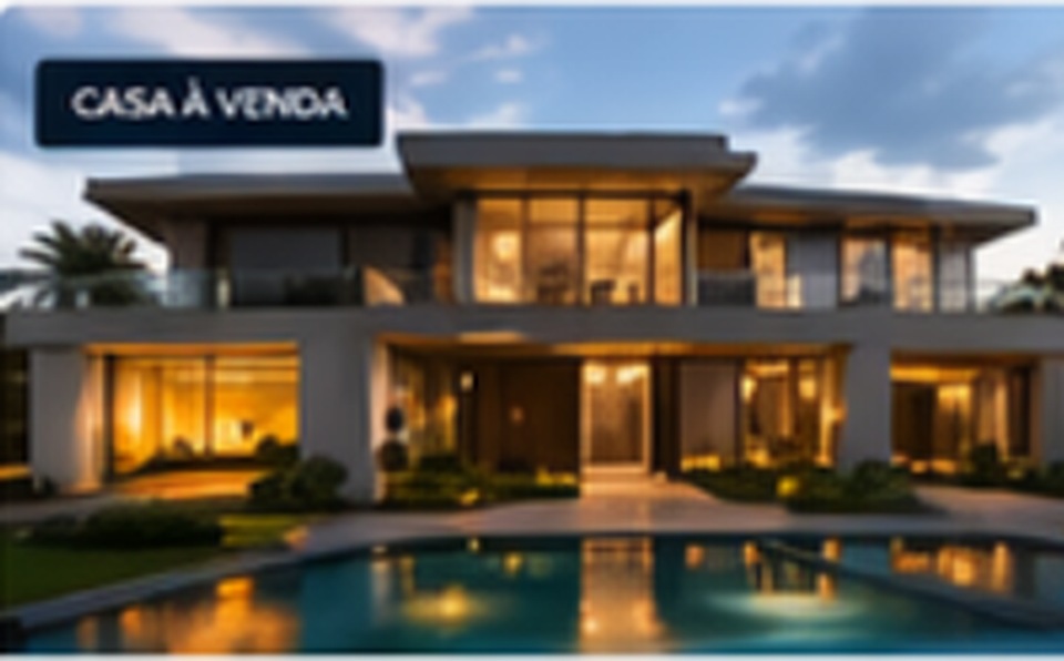 Casa contemporânea com fachada imponente